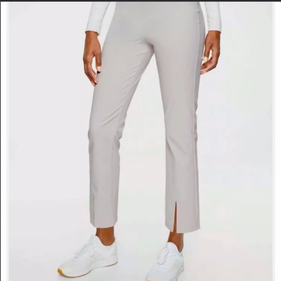 Athleta Pants - LIKE NEW! Women's Athleta Wander Gray Stretch Slim Straight Crop - 2